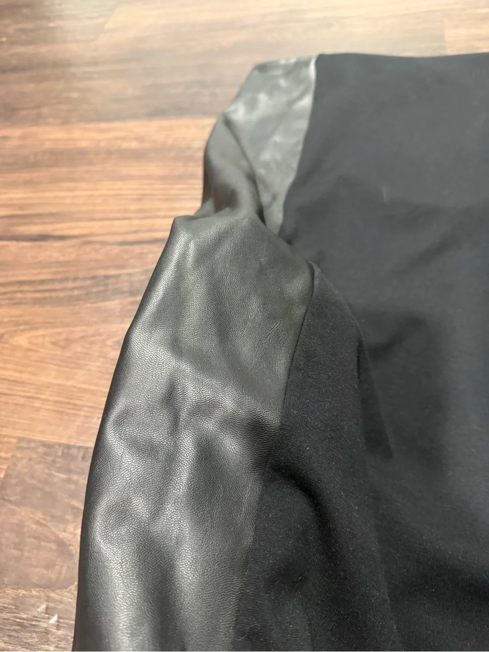 Michael Kors Black Skirt with Gold Exposed Zipper Detail
